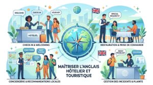 Maîtriser l&rsquo;essentiel de l&rsquo;anglais hôtelier et touristique